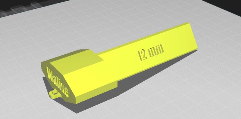 Fireman's wrench 12 mm