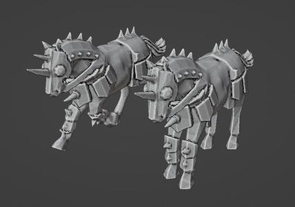 Warmaster Chaos Steeds