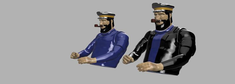 Captain Bruce Upgrade for 3D SETS Family - Ann & Bruce