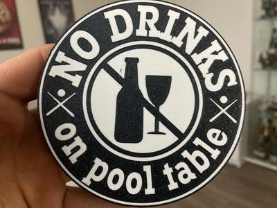 No drinks coaster