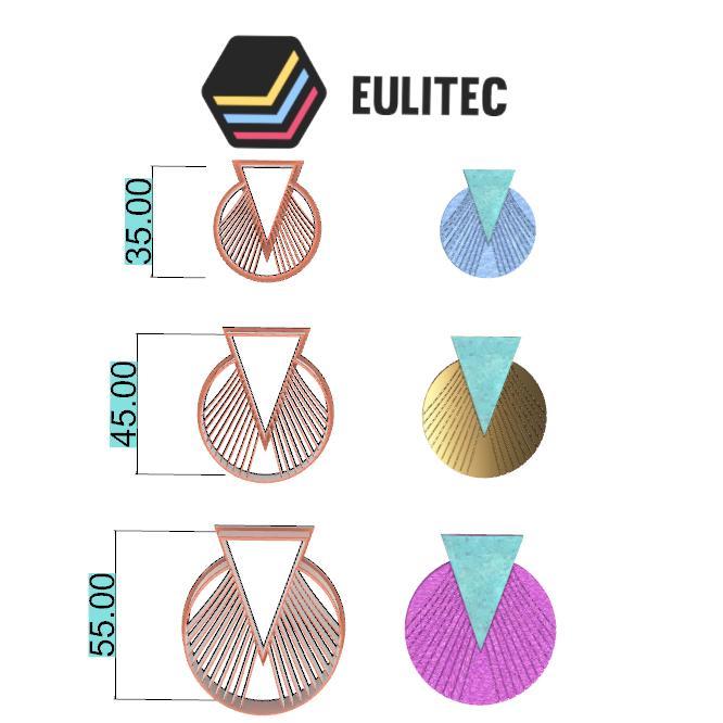 Polymer clay cutter/ Circles and trianglesLorren3d