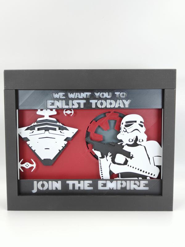 Star Wars - Join The Empire Shadow Box