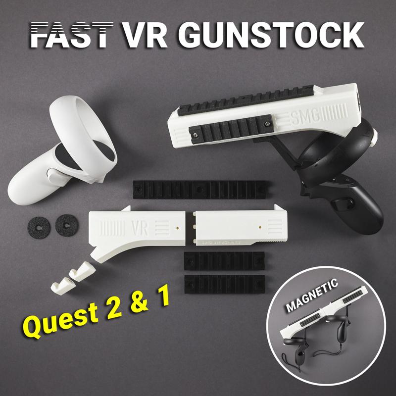 Fast SMG MK2 VR Gunstock Quest2 Quest1