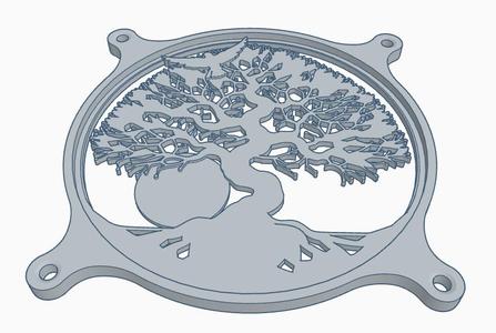 Fan cover: The rising sun (120 mm)