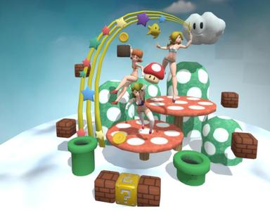 Princesses for MarioLand rip by mcka3ax40