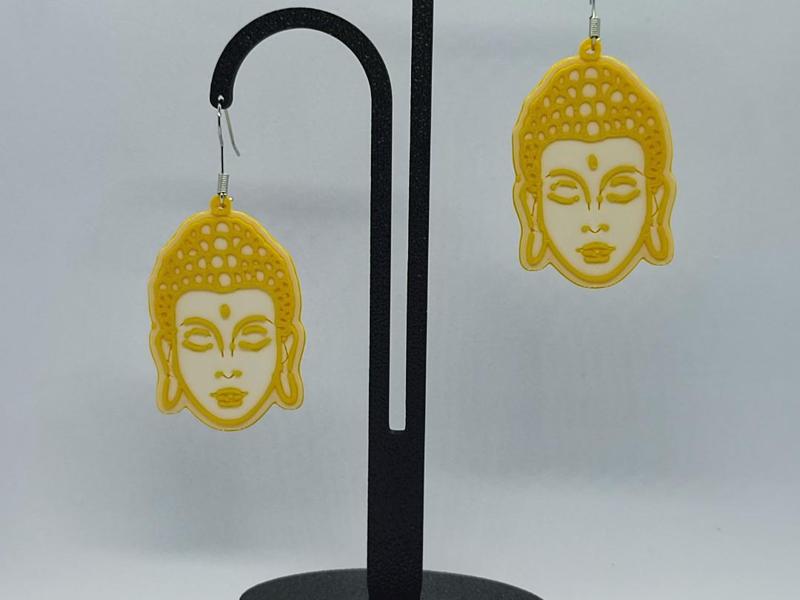 Serene Buddha Earrings