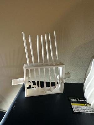 Kinetic Wave Sculpture