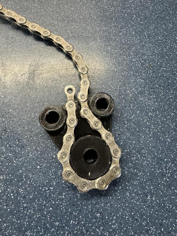 Waxed chain bender