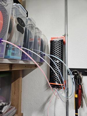 MMU3 compatible buffer Lower frame mounting bracket