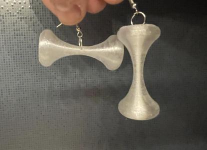 náušnice geometroidy / geometroid earrings