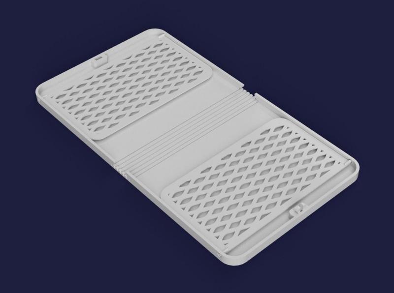 Foldable surgical mask case