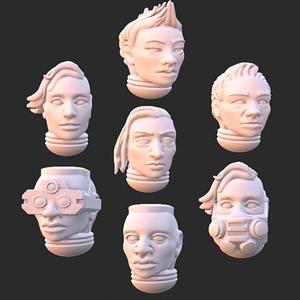 Female Prime Space Knight Heads