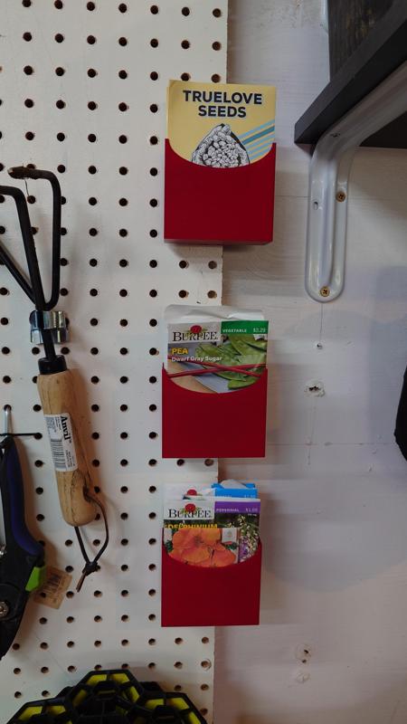 Sy's Peglock - Seed Packet Holder