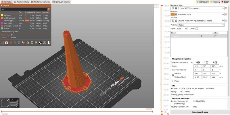 Octagonal furniture leg