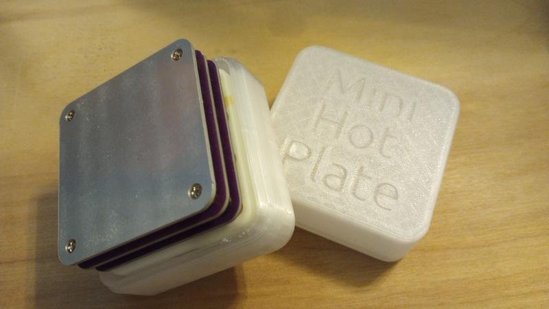 Hard case for the mini solder hot plate