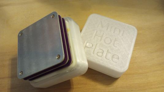 Hard case for the mini solder hot plate