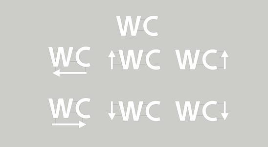 WC signs