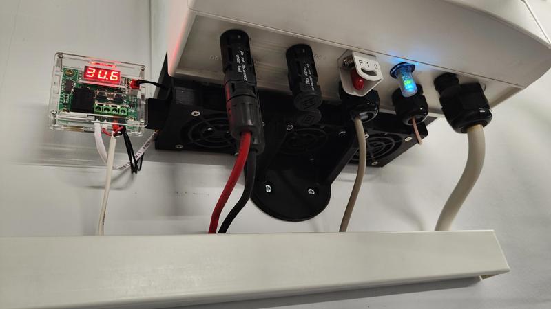 Solaredge inverter cooling system