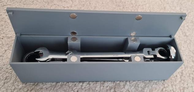 powerfix parkside lidl rachet wrenches box