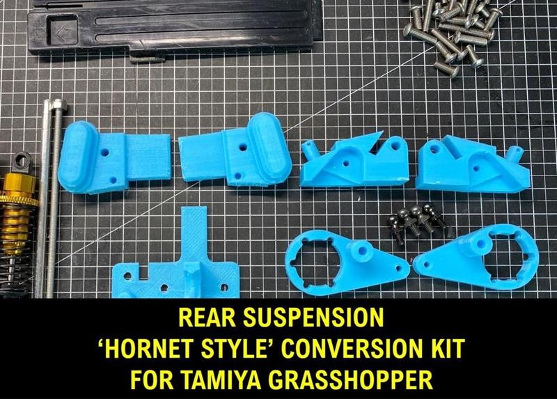 Tamiya Grasshopper upgrades : Rear suspension