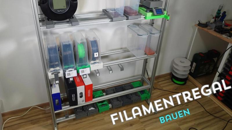 Makerbull Filamentregal Druckteile