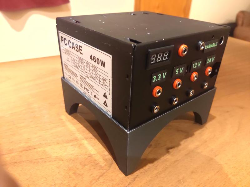 PC power supply support/Soporte fuente de alimentación