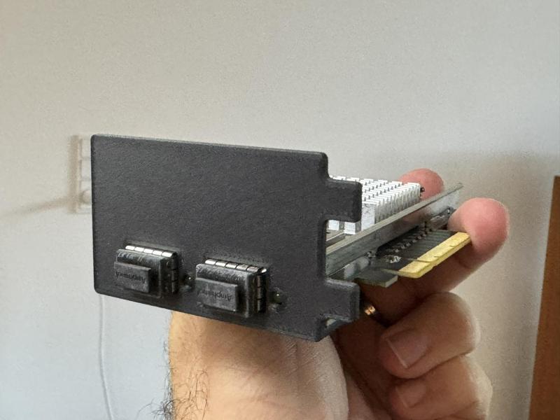 HP Z2 Mini G9 PCIe SFP+ bracket