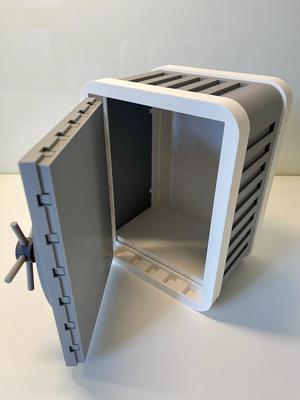 Alternative three-part box for Rocco's Vault with Pin Tumbler Lock