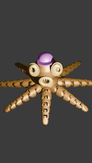 Articulated funny Octopus