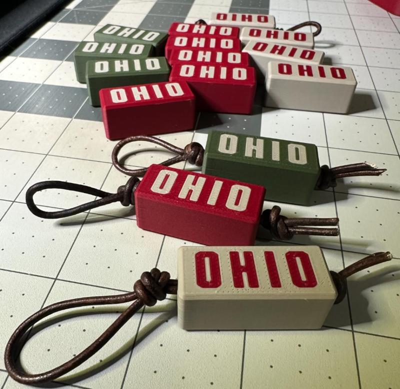 OHIO College Keychain
