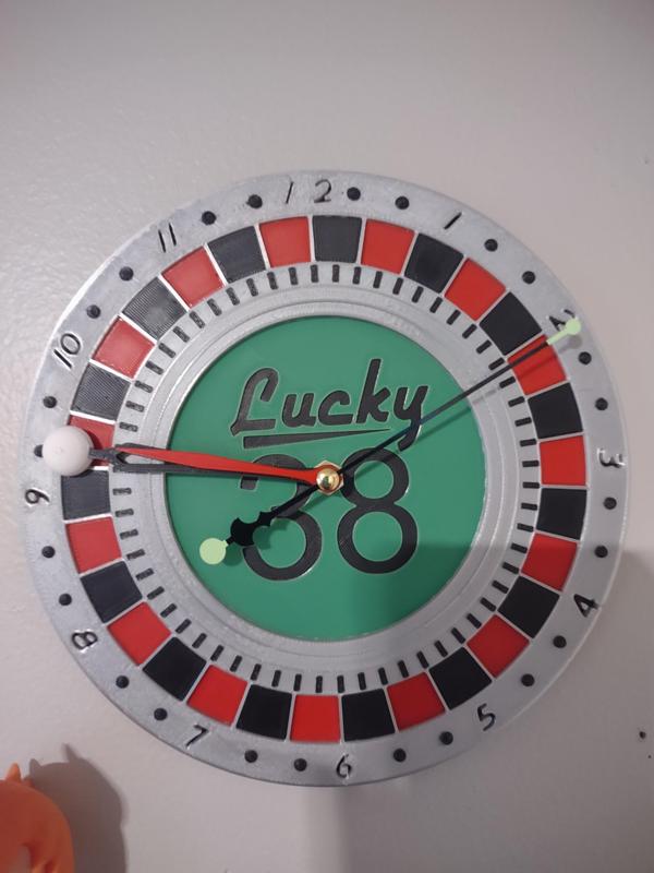 Fallout Lucky 38 Roulette Wall Clock