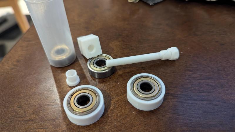 608ZZ Bearing bolt, bushing and casing assembly