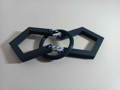 Horseshoe Lock - Topology Puzzle (fusion360)