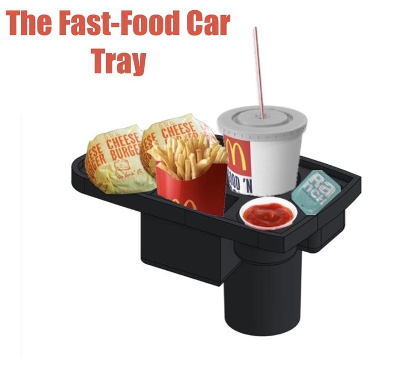 Fast Food Car Tray