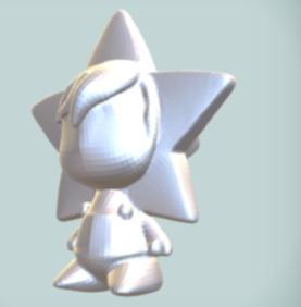Star chibi cute character