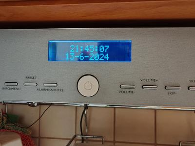 Spare power button for radio AEG KRC 4368 DAB+