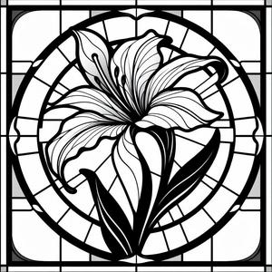 Wall art / coaster: Lily