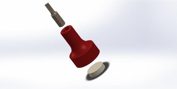 Idle speed adjuster for carbourated bikes