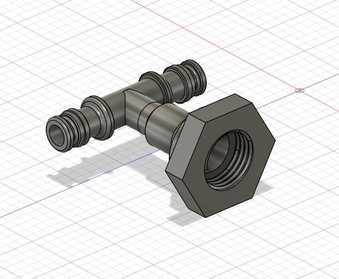 Garden hose bottle adapter