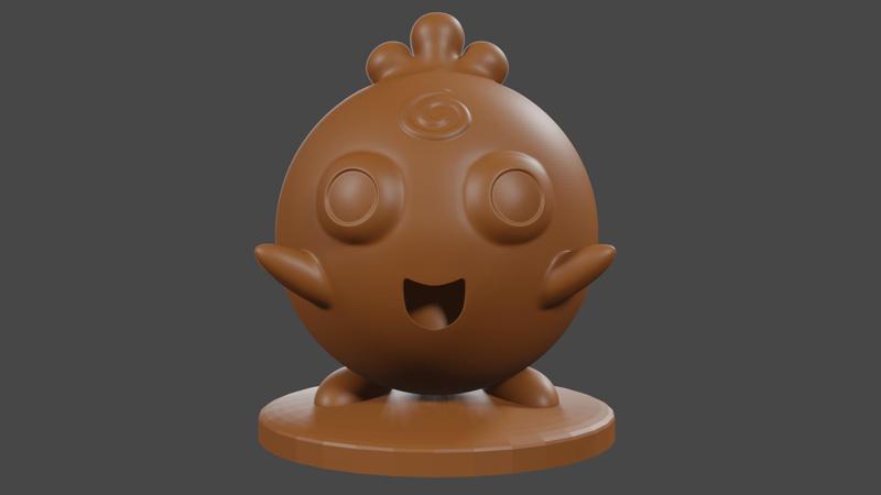 Pokemon inspired, Igglybuff, Tabletop DnD miniature