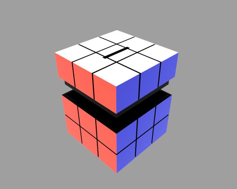 Rubik's Cube Money Box
