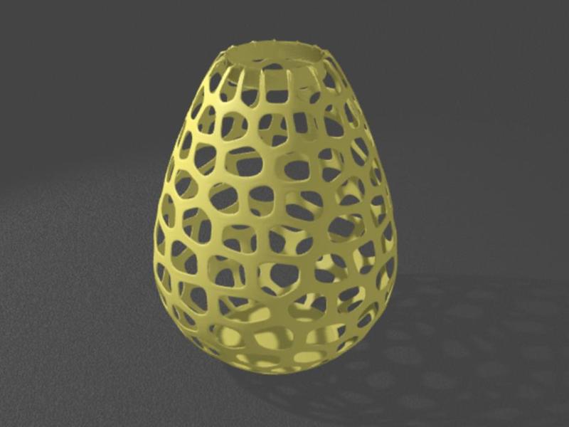 Easter egg vase hollow