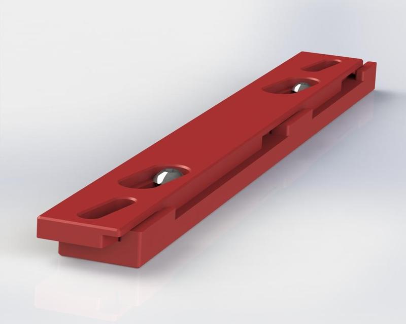 Guide Bars for table saw miter slot - 168 mm