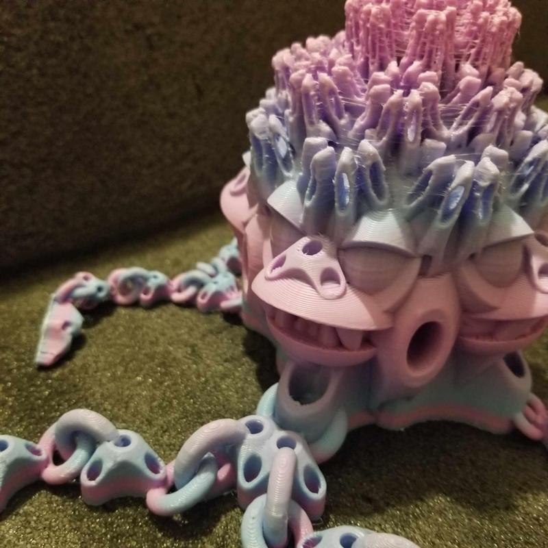 Shakaworld3d 4 faced Monkey Squid