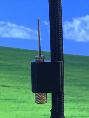 Tire valve adapter holder