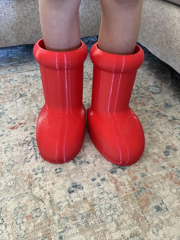 big red boots for kids