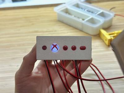 Xbox Series controller menu button housing