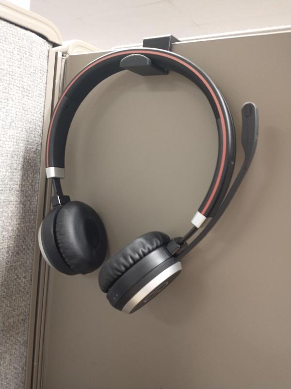 Headset Hanger for Jabra Evolve 65