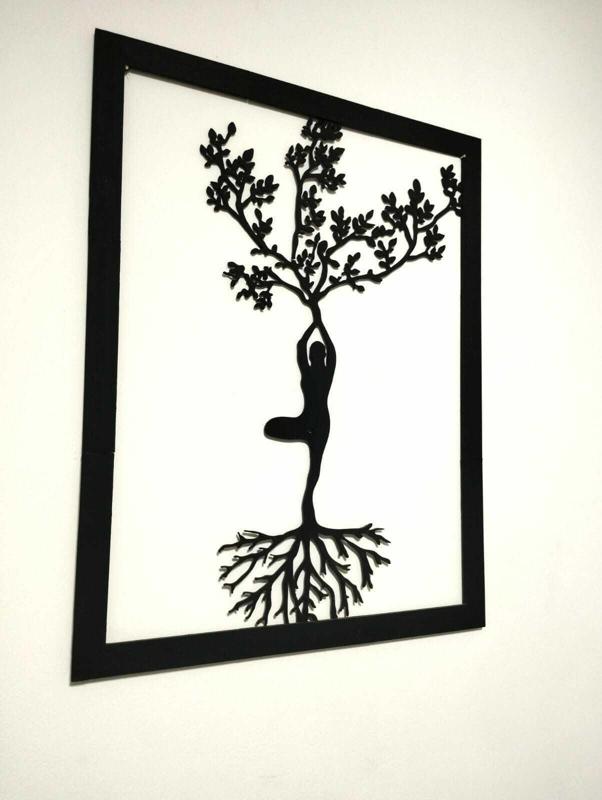 Woman plant painting