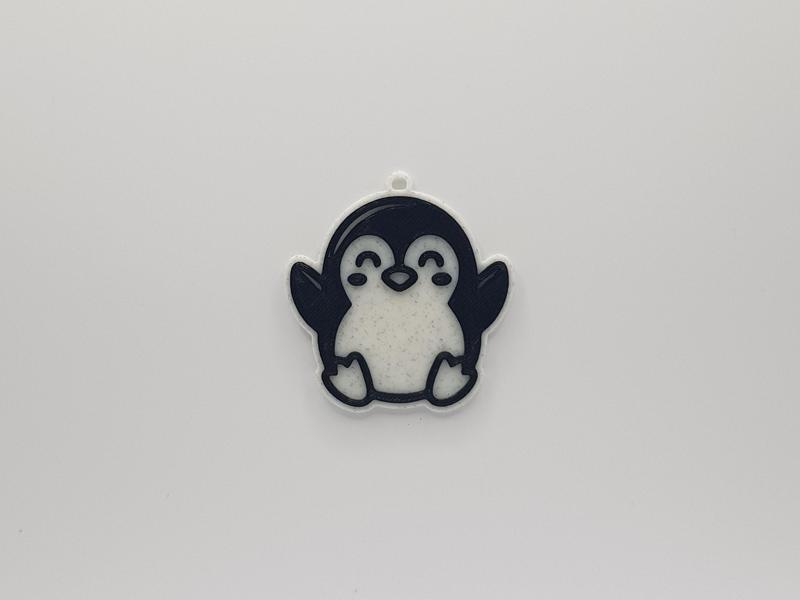 Cute Penguin Keychain
